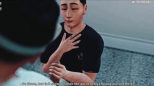 Asian Girl Tricked into Deepthroat Blowjob and Fucking in 3D