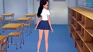 Nagatoro Jerks You Off And Blows Your Cock After School In Anime Hentai