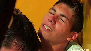 Are these best friends really doing anal and blowjob with a monster cock in their interview?