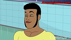 cartoon gay o coroa da academia