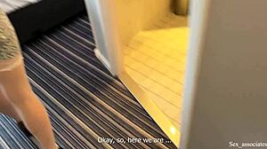 man, caught spying on my hot milf stepmom in hotel shower!