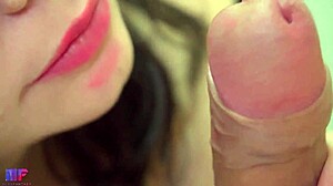 wow, check this sensual russian close-up oral creampie