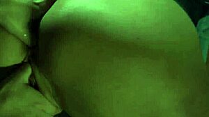 Sensual lesbians serena blair and adira allure lick and fuck anally with black dildo