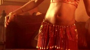 Belly Dancer from the Far East Seduces with Fun Teasing