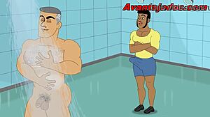 cartoon gay o coroa da academia