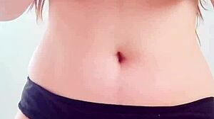 Want to lick these big cowboy boobs in black bikini during outdoor massage?