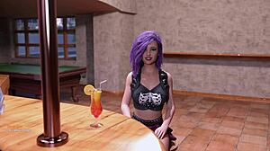 Football star receives intense blowjob from petite redhead