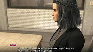 Mature MILF Anna In 3D Hentai Cartoon, Showing Her Ass Erotically