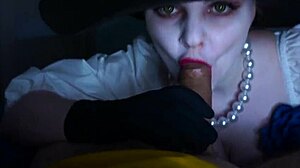 Lady Dimitrescu Dominates with Hard Fucking in Resident Evil Village Cosplay Scene