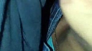 Latina mature babe gives head on porch with big cock outdoor