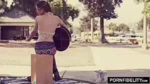 alice white explores wanderlust in a pornfidelity adventure.