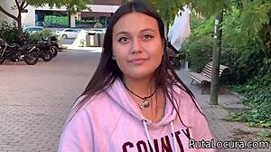 Man, this innocent chubby European girl let me bang her for cash today!