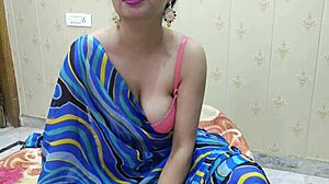 Desi Sasur's Huge Cock Rides Bahu Hard