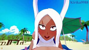 Himiko Toga and Mirko in My Hero Academia POV hentai