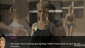 Slutty housewife teases big cocks!