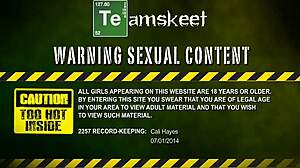 Teen 18+ Cali Hayes trades oral for money, feeling excited