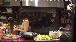 Asian gay group in japanese secret snack bar