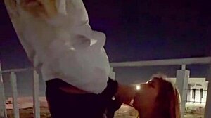 Couple has quickie sex on the bridge