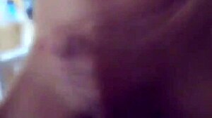 Intriguing gay encounter leads to explosive cum on blue background.