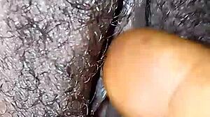 I gently touch my pussy in a sensual way