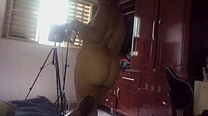 party with attractive woman at home