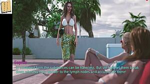 Wife and Mother-in-Law in Homemade 3D Taboo Sex. Intense Family Roleplay.