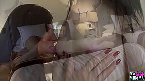 Sexymomma Milf Licks Young Stepdaughter's Pussy With Piercings