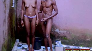 threesome with slim girlfriend in local hotel