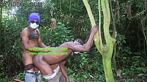 Very Hot Fuck in Open Air Woods with Tourist Creampie Orgy