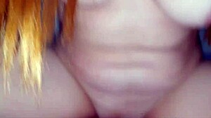 I fucked the redhead wife until her pussy opened and she came on my cock.