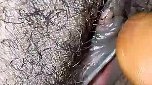 I gently touch my pussy in a sensual way