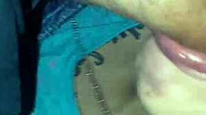 Latina mature babe gives head on porch with big cock outdoor