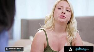 Busty Nurse Reagan Foxx Performs a Thorough Pussy Examination on an 18-Year-Old Teen Patient