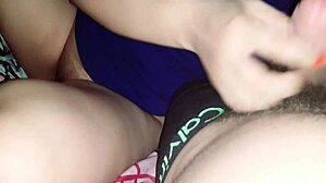 She fucks the KFC worker and gets the full combo in this public encounter.