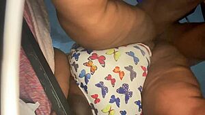 Ebony Babe Takes Huge Black Cock in Doggy Style