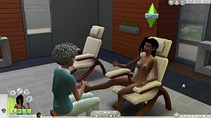 Beautiful shemale and futa action in The Sims 4 compilation