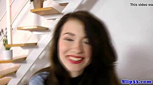 polish teen sucks old man before riding hard