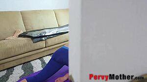 fit milf resists, but succumbs to stepson's taboo seduction