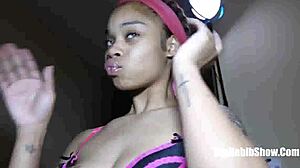 Young black teen gets wild in this amateur porn video
