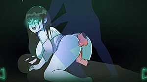 I'm stunned, Ella got slammed by Kathulu at Halloween with insane anal action!