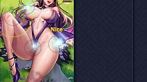 Kinky lesbian sex unfolds in 3D hentai on Sky Island game