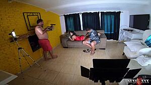 Pamela pantera thought porn acting was easy but gets assfucked by mike hammer and binho ted