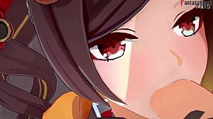 Chiori Blowjob in Genshin Impact Fantasy