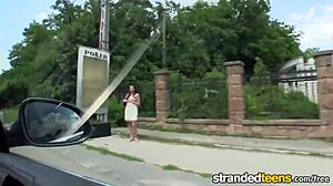 Stranded Teen 18+ With Natural Tits In Hardcore Action