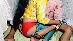 Devar Fucks Desi Bhabhi in Skirt During Christmas Quickie