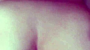 Feeling the intense pleasure as she bends over for passionate doggystyle with her big ass