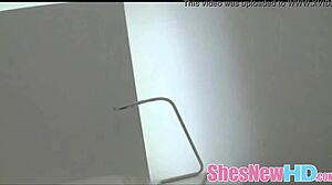 Skinny brunette teen tries huge cock in first porn