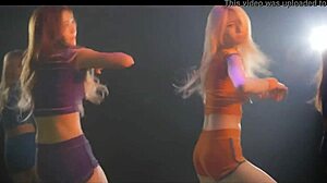 Japanese compilation showcases cumshots in pmv remake