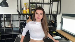 Horny Stepmother Shows Massive Dick for Stepson to Suck in Hotel