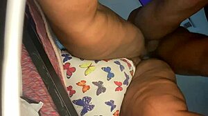 Ebony Babe Takes Huge Black Cock in Doggy Style